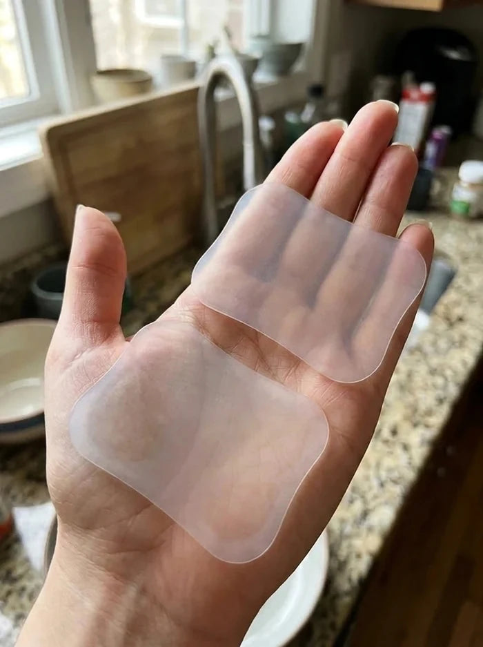 Customer photo of two patches in a palm
